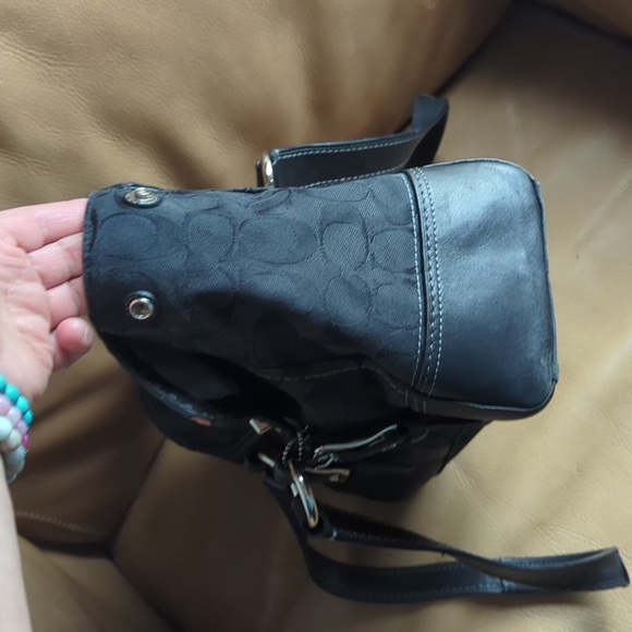 Coach Black Satchel Bag - Picture 3 of 13